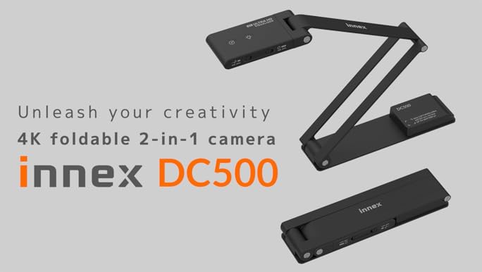 Amazon.com: Innex DC500 13MP 4K USB Document Camera, Webcam